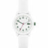 Lacoste 2030039 Kids' Watch - White Silicone Strap, White Dial, 33mm