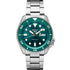 Seiko 5 Sports SRPD61K1 42.5mm Men's Automatic Watch - Green Dial, Stainless Steel Bracelet