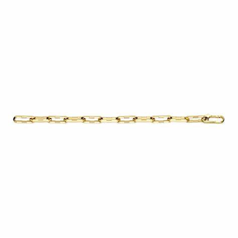 Gucci Link to Love 18k Yellow Gold Wide Chain Bracelet - 16cm Length