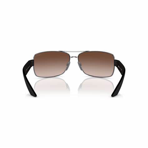 Prada Linea Rossa PS 50ZS Men's Sunglasses – Black Frame, Grey Polarized Lenses