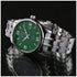 Jaguar J964/3 Men's Watch - Green Dial, Stainless Steel Bracelet