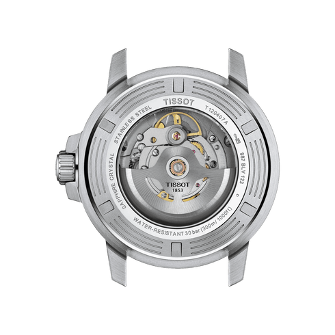 TISSOTTissot Seastar 1000 Powermatic 80 T120.807.11.091.00 Men's 40mm Automatic Dive Watch – Gradient Turquoise - Black Dial, Stainless Steel Bracelet, 300m Water ResistanceWATCHESEcecile