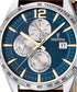 Festina Timeless Chronograph F16760/7 Men's Watch - Blue Dial, Brown Leather Strap