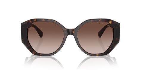 Ralph Lauren The Juliette RL8220 500313 Women's Sunglasses - Dark Havana Frame, Brown Gradient Lenses