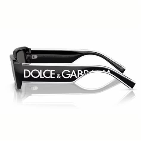 Dolce & Gabbana DG6187 501/87 Unisex-Sonnenbrille - schwarzer Rahmen, dunkelgraue Gläser