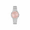 Bulova 96L335 Orologio classico da donna - Acciaio inossidabile argento, quadrante rosa