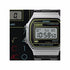 Casio A168WEHB-1AEF Vintage Digital Watch - Black Dial, Stainless Steel Bracelet