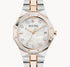 Bulova 98P235 Women's Watch – Two-Tone Steel, MOP Dial, Diamond Markers, 100m WR