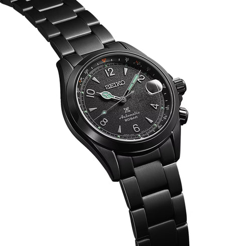 Seiko Prospex SPB337J1 'Black Series Night' Alpinist Edición Limitada - Acero inoxidable, Esfera negra