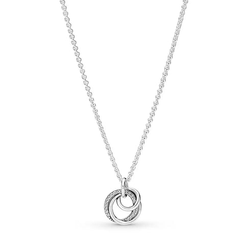PANDORAPandora 391455C01 - 60 Family Always Encircled Necklace – Sterling Silver, 60cmBIJOUXEcecile