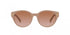 Ralph by Ralph Lauren RA 5302U 6063/13 Occhiali da sole da donna - Montatura beige lucido con lenti marroni sfumate