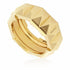 Gucci Link to Love 18ct Yellow Gold Studded Ring - Size 6