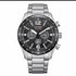 Citizen CA4654-55E Eco-Drive Aviator Chronograph Watch - Black Dial