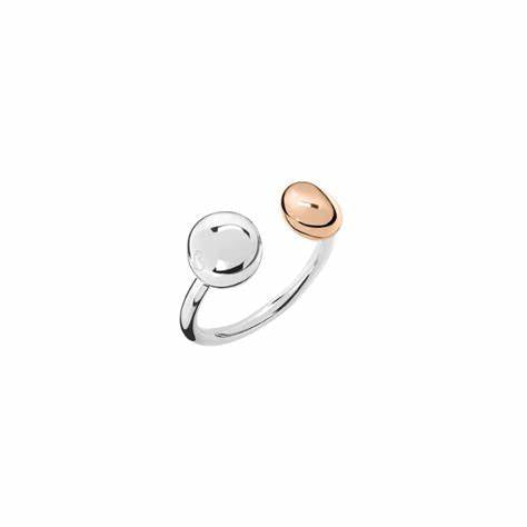 DoDo Pepita Ring DAC0008PEPIT0009A54 – 9K Rose Gold & 925 Sterling Silver, Size 54