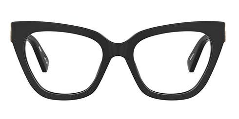 Moschino MOS638 52807 Cat Eye Glasses – Black Frame, 52mm, Acetate