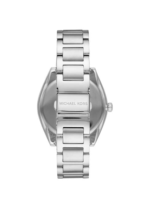 Michael Kors Janelle MK7311 Women's Watch - Silver-Tone, Crystal Logo Dial