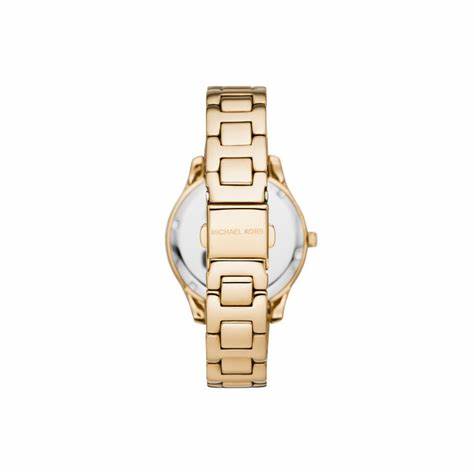 Orologio da donna Michael Kors Liliane MK4555 - Tono oro, lunetta con cristalli Pavé