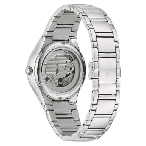 Bulova Sutton 96P247 Women's Automatic Watch - Mother-of-Pearl Dial, Stainless Steel Bracelet