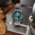 Seiko 5 Sports SRPD61K1 42.5mm Men's Automatic Watch - Green Dial, Stainless Steel Bracelet