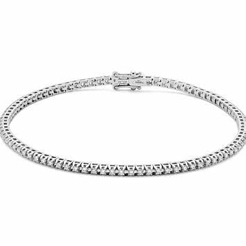 Bracciale tennis Miluna BRD863-0V5G7 - Oro bianco 18 carati con 50 diamanti