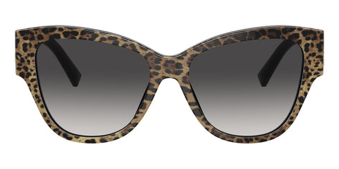 Dolce & Gabbana DG4449 3163/8G Women's Sunglasses - Leopard Frame, Grey Gradient Lenses