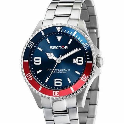 Sector 230 R3253161018 - 43mm Cadran bleu en acier inoxydable Montre pour hommes