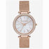 Michael Kors MK4519 Women's Darci Rose Gold-Tone Watch with Crystal-Embellished Bezel