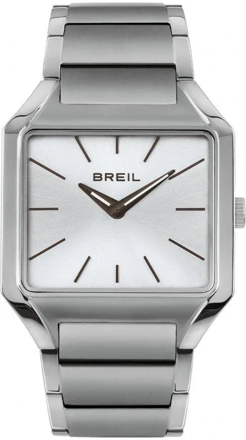 Breil The B TW1927 Men's Two-Hand Watch - Silver Dial, Stainless Steel Bracelet