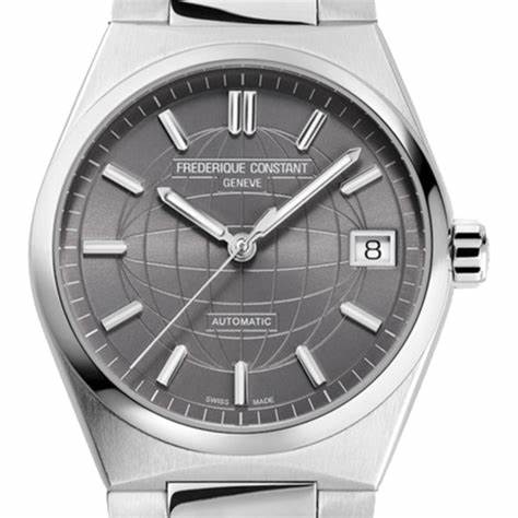 Frederique Constant Highlife Ladies Automatic FC-303LG2NH6B – Grey Dial, Stainless Steel Bracelet