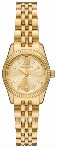 Michael Kors MK4741 Women's Petite Lexington Gold-Tone Watch