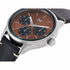 Orologio Mark Maddox HC7100-47 da uomo con quadrante marrone e cinturino in pelle - 41 mm