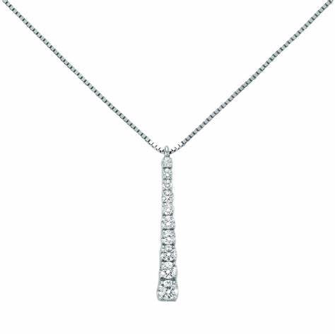 : Miluna CLD4083 Necklace - 18K White Gold with Premium Diamonds