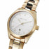 Meller Maya Gold W9OB-3.3GOLD Unisex Watch - White Dial, Gold Stainless Steel Bracelet