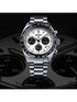 Seiko Prospex SSC813P1 Speedtimer Solar Chronograph Men's Watch - 39mm Stainless Steel, White Panda Dial