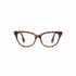 Burberry BE 2375 3966 Occhiali da vista da donna - Montatura Cat-Eye in acetato marrone check