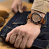 Briston Clubmaster Classic Chronograph 40mm Terracotta Acetate Brown Dial Brown NATO Strap 20140.SA.T.38.NTC