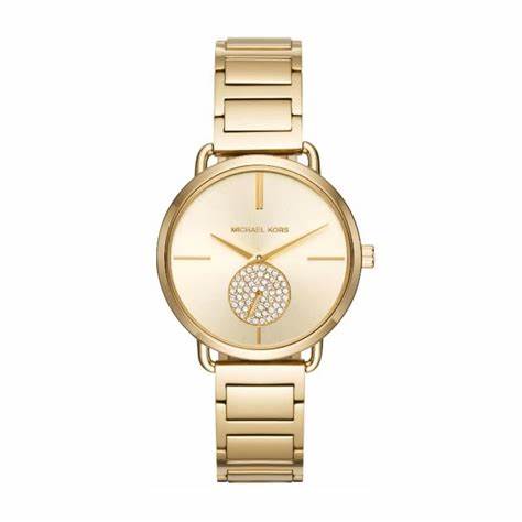 Michael Kors MK3639 Orologio Portia da donna in acciaio inossidabile con tonalità oro