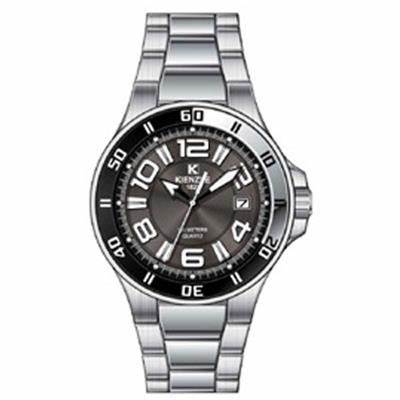 Kienzle Unisex Quartz Watch - Model 810_5960, Stainless Steel Case, Black Dial