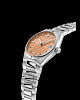 Frederique Constant Highlife Ladies Automatic FC-303OD2NH6B - 34mm Stainless Steel Case, Orange Dial with 8 Diamonds