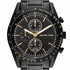 Michael Kors MK9113 Men's Oversized Black Stainless Steel Chronograph Watc