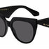 Etro 0003/S 807-IR Occhiali da sole Cat-Eye da donna - Montatura nera, lenti grigie