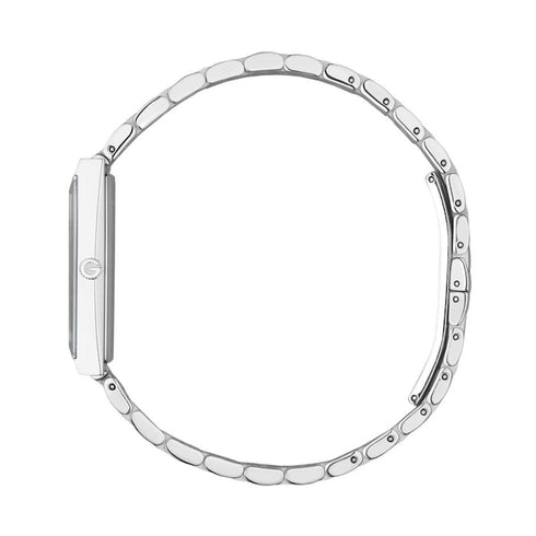 Gucci G-Frame YA127516 Women’s Watch – Pink Dial, Diamonds, 14×34mm Steel