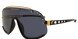 CARRERACarrera Flaglab 16 2M2/2K Unisex Sunglasses – Black/Gold Shield Frame, Grey LensesEYEWEAREcecile