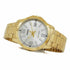 Reloj para hombre Casio MTP-V004G-7B2 - Esfera plateada, correa de acero inoxidable tono dorado