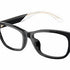 Emporio Armani EA3238U 5017 54 Occhiali da vista da donna - Montatura nera lucida, lenti chiare