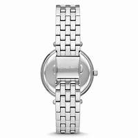 Orologio Michael Kors MK4591 Mini Darci da donna in tonalità argento con quadrante in cristallo pavé