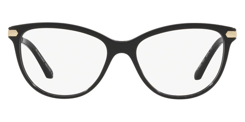 Burberry BE 2280 3001 54 Occhiali da vista da donna - Montatura rettangolare in plastica nera