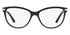 Burberry BE 2280 3001 54 Occhiali da vista da donna - Montatura rettangolare in plastica nera