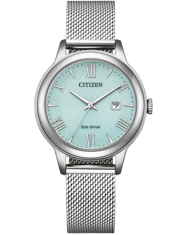 CITIZENCitizen EW2621 - 75M Eco - Drive Women's Watch - Light Blue Dial, Milanese BraceletWATCHESEcecile