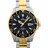 Jaguar Men's Swiss Quartz Diver Watch - Model J863/D, Two-Tone Stainless Steel, Black Dial